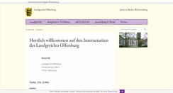 Desktop Screenshot of landgericht-offenburg.de